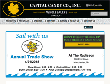 Tablet Screenshot of capitalcandy.com